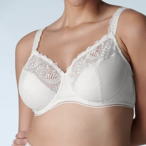 Soutien-gorge avec armature emboitant - Crême