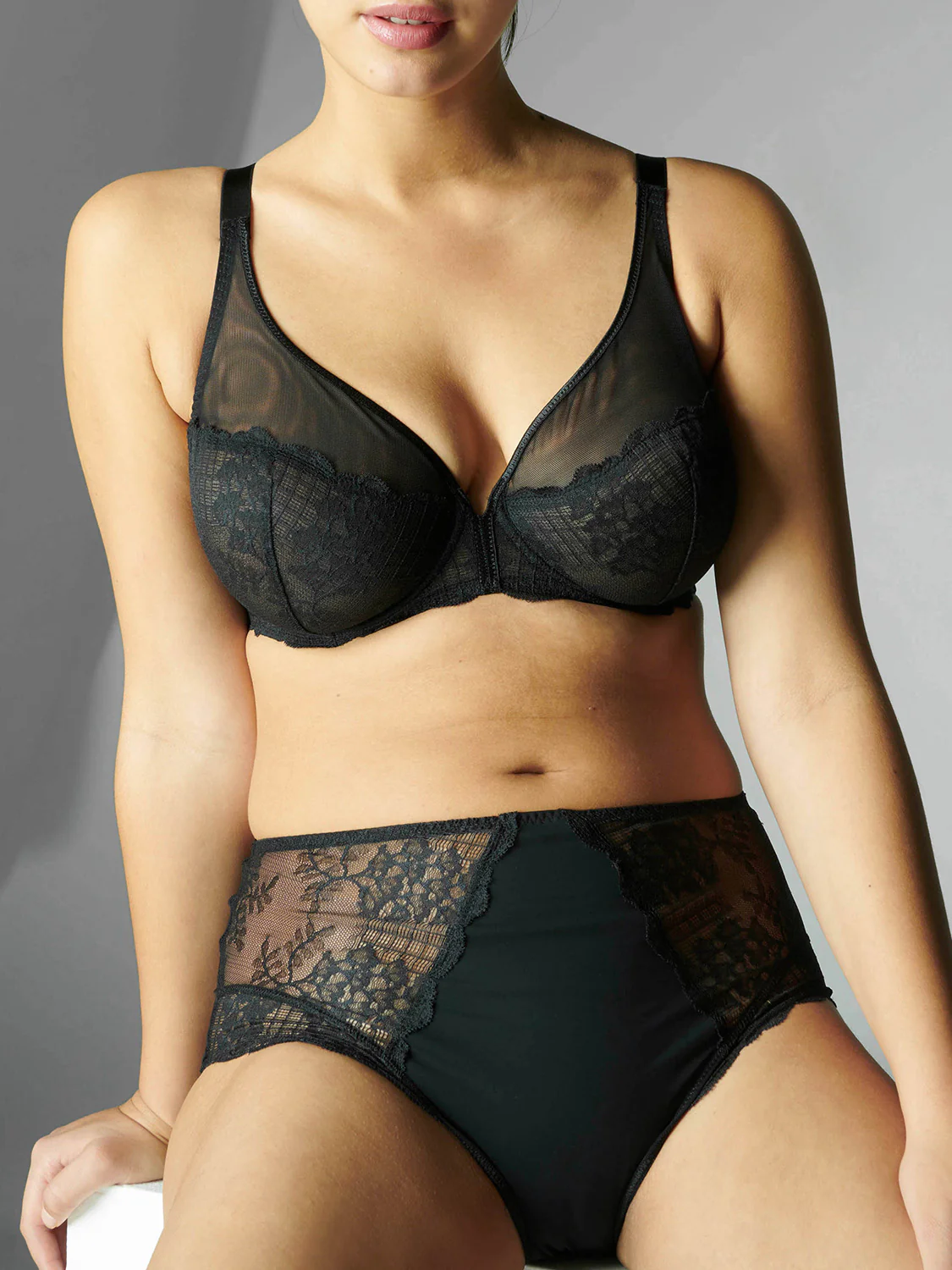 Culotte taille haute - Noir – Image 7