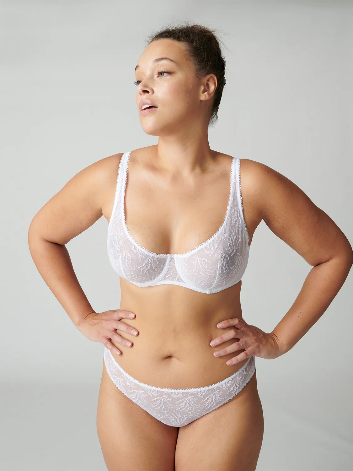 Soutien-gorge armatures décolleté galbé - Blanc – Image 8