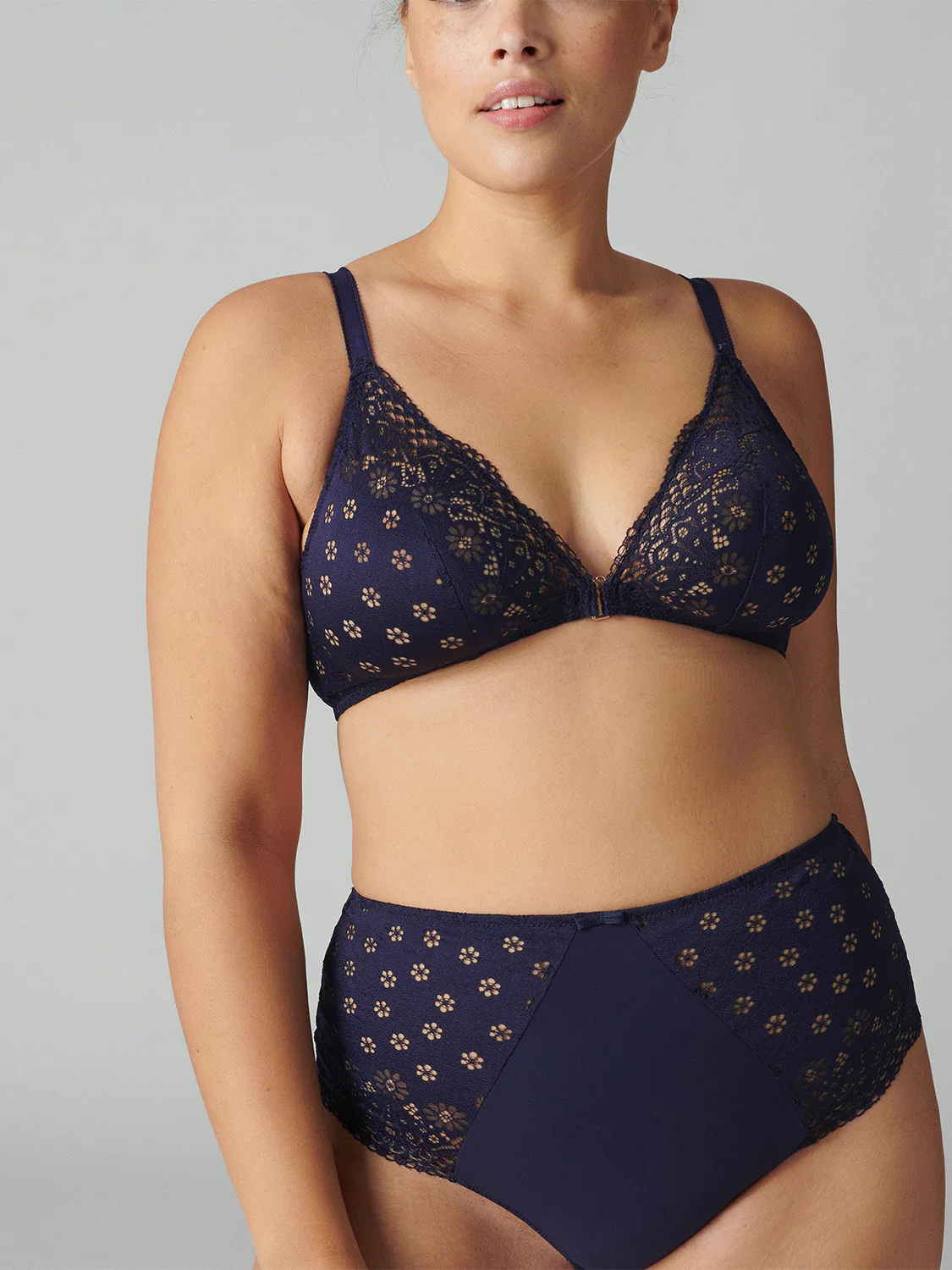 Soutien-gorge triangle sans-armatures - Minuit – Image 9