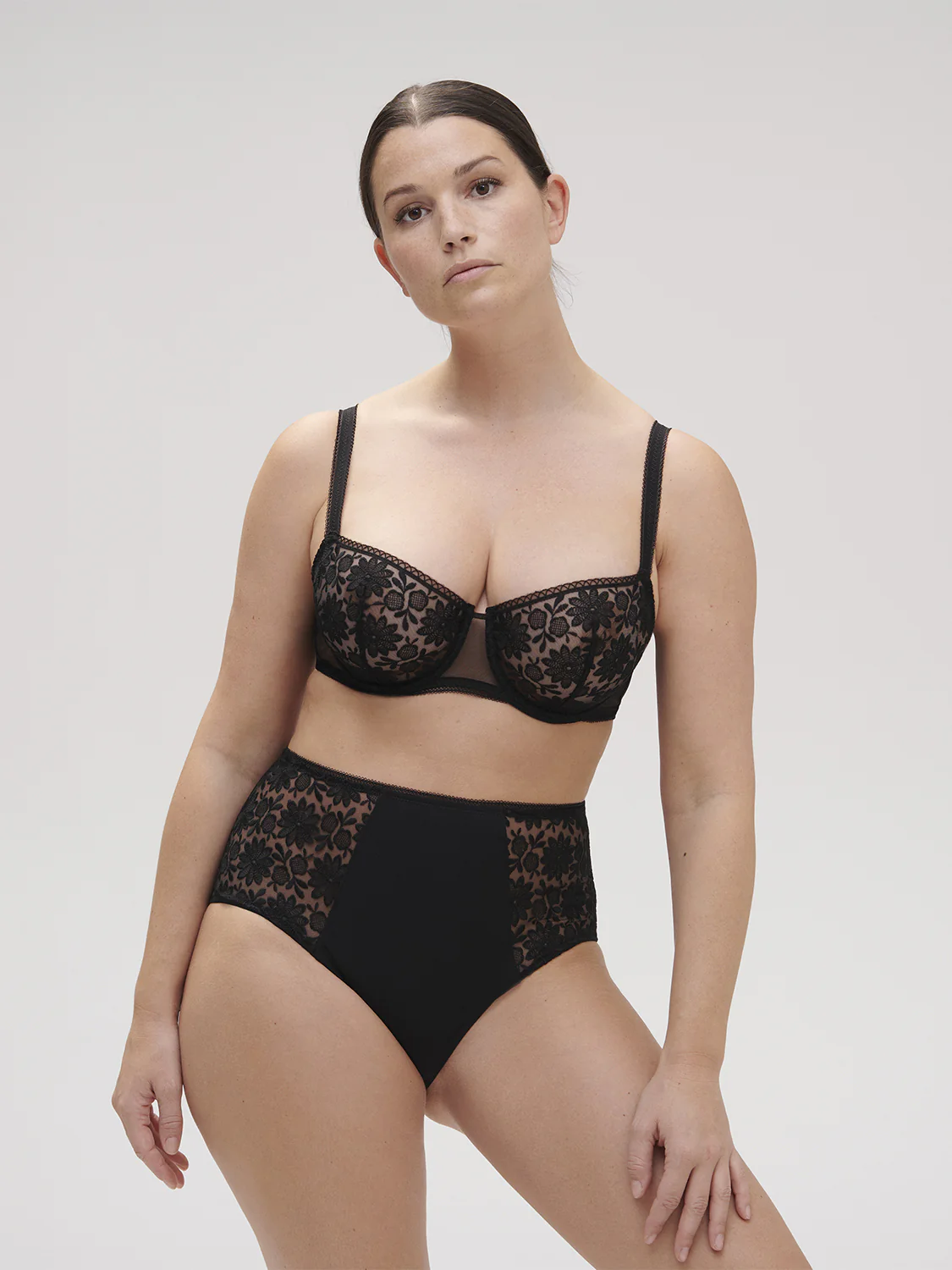 Culotte taille haute - Noir – Image 9