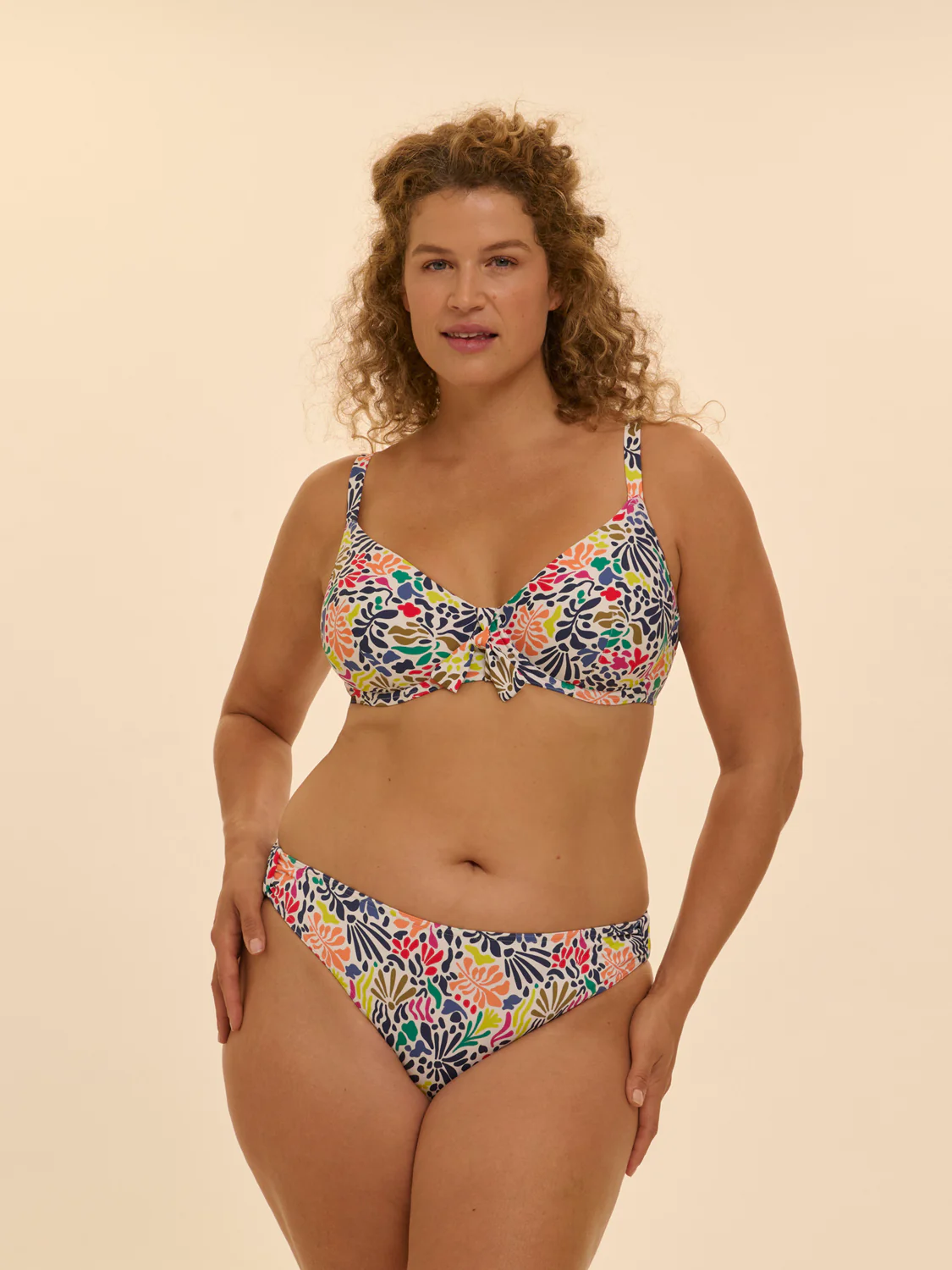 Culotte de bain - Imprimé tropico blanc – Image 9