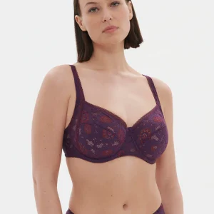 Soutien-gorge avec armature décolleté carré - Violet Euphoria