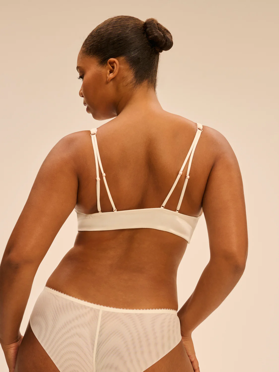 Soutien-gorge triangle sans-armatures - Naturel – Image 9