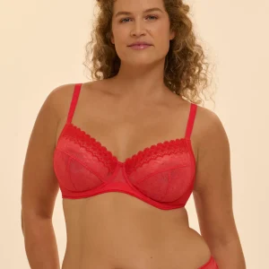 Soutien-gorge avec armature emboitant - Flamingo