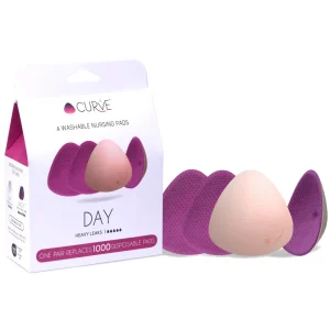 4 Essential Plus Day washable nursing pads