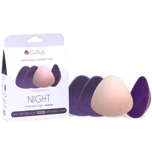 4 Essential Plus Night washable nursing pads