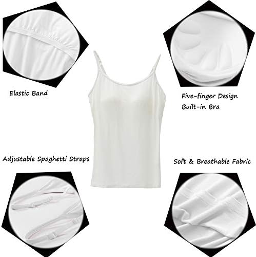Débardeur Camisole Femme avec Soutien-Gorge intégré pour Yoga et Fitness – Confortable et Pratique – Image 4