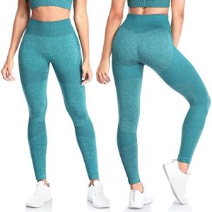 Legging Femme Sport Taille Haute Yoga Élastique – Pantalon Sport Femme Respirant et Sans Couture