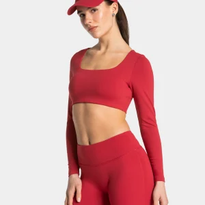 Allrounder Cropped Longsleeve "Cherry"