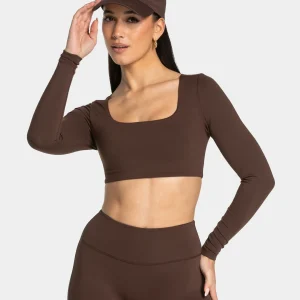 Allrounder Cropped Longsleeve "Espresso"