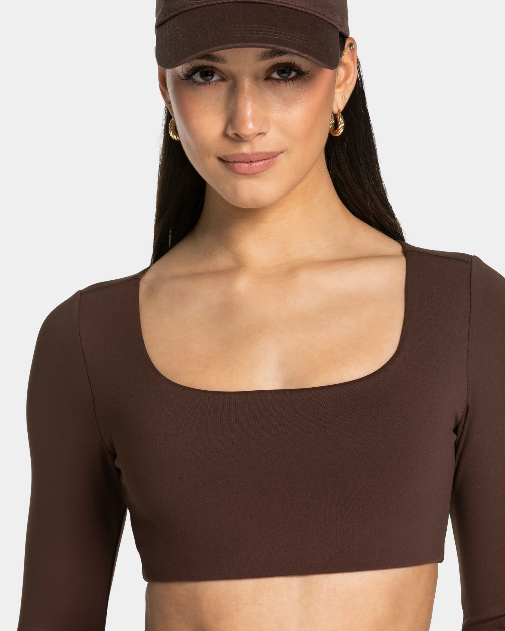 Allrounder Cropped Longsleeve "Espresso" – Image 5