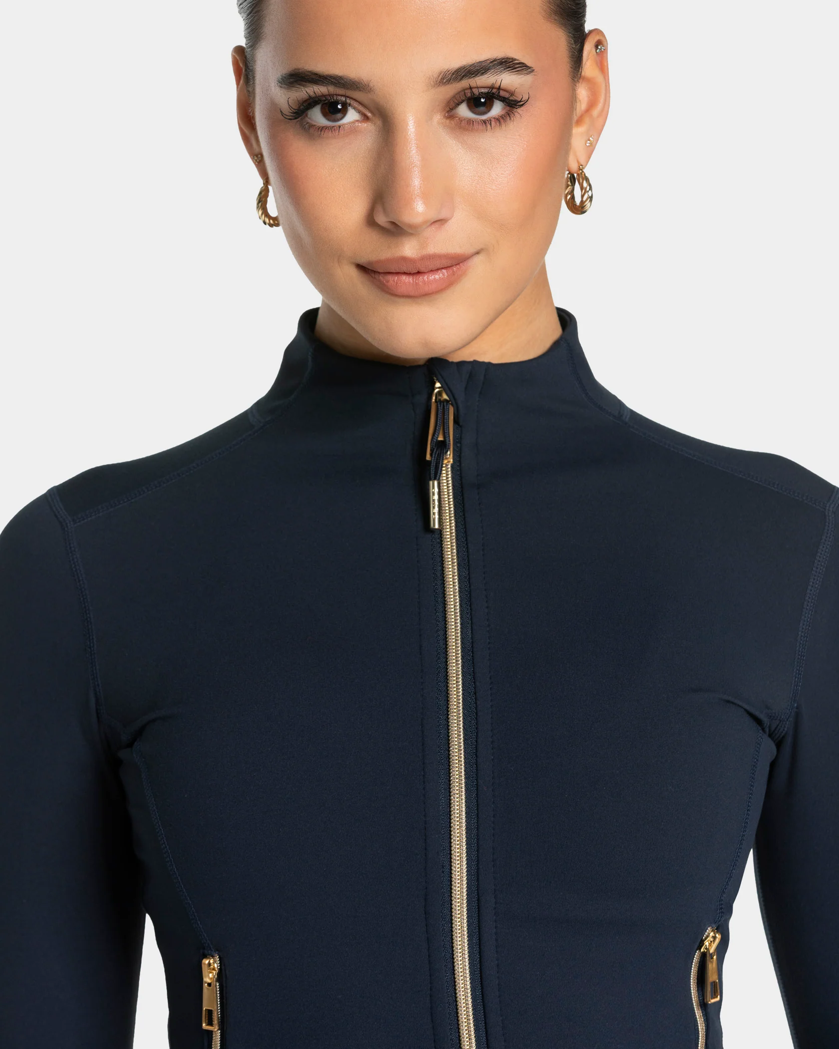 Allrounder Shaping Zip Jacke "Midnight - Gold" – Image 5