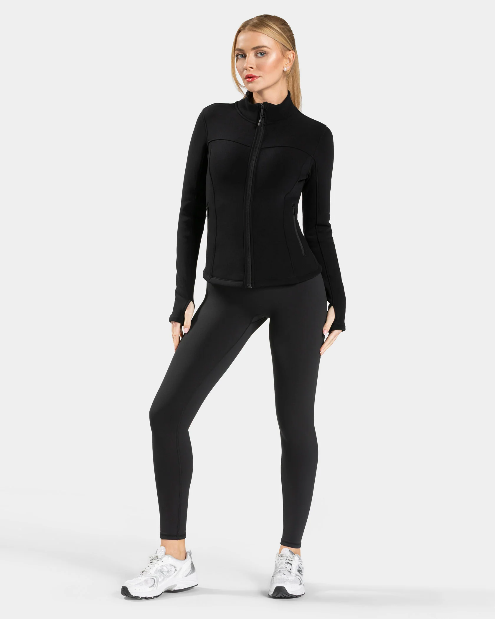 Allrounder Shaping Zip Jacke Extra Warm "Schwarz" – Image 4