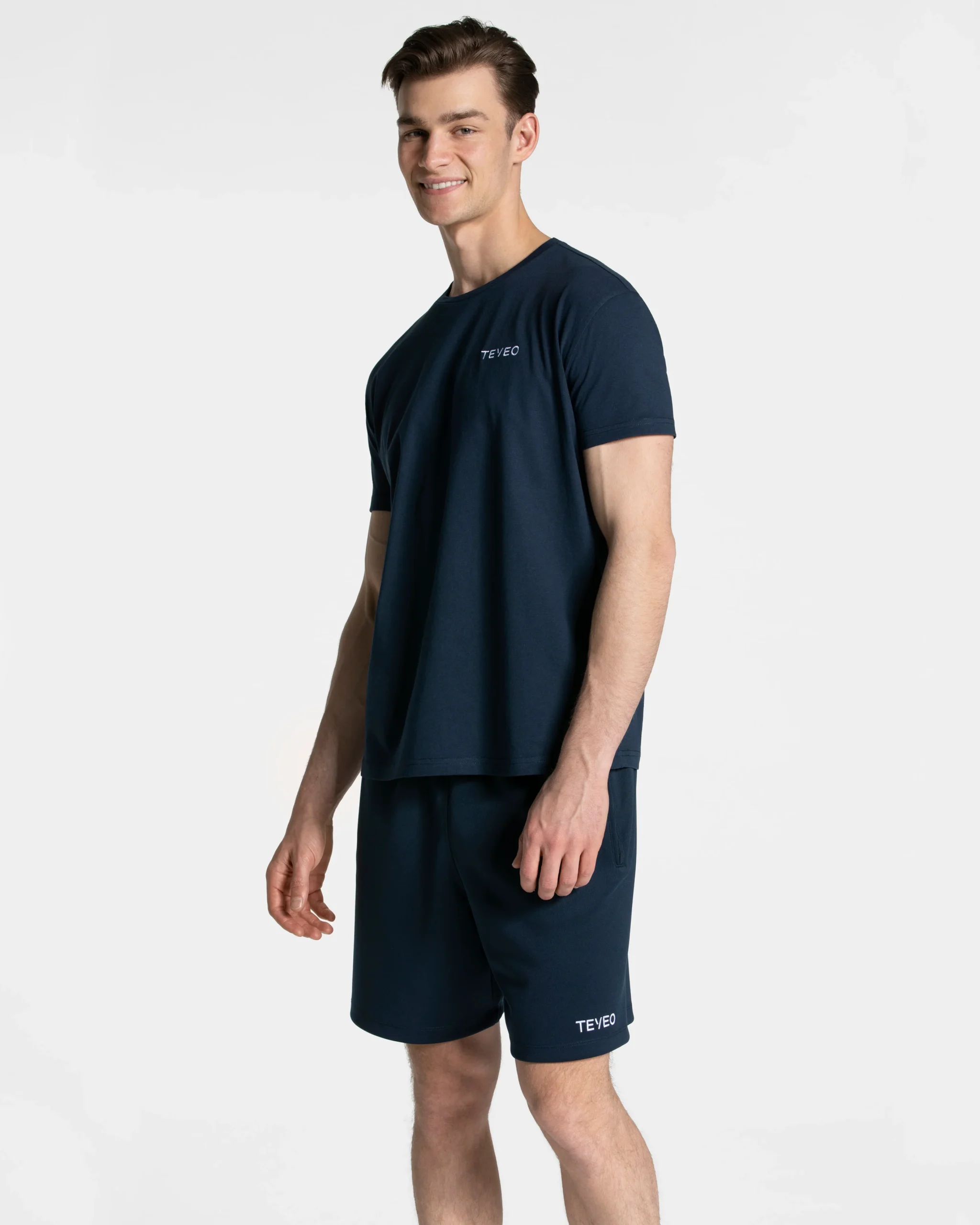 Arrival Fitted T-Shirt "Dunkelblau" – Image 2