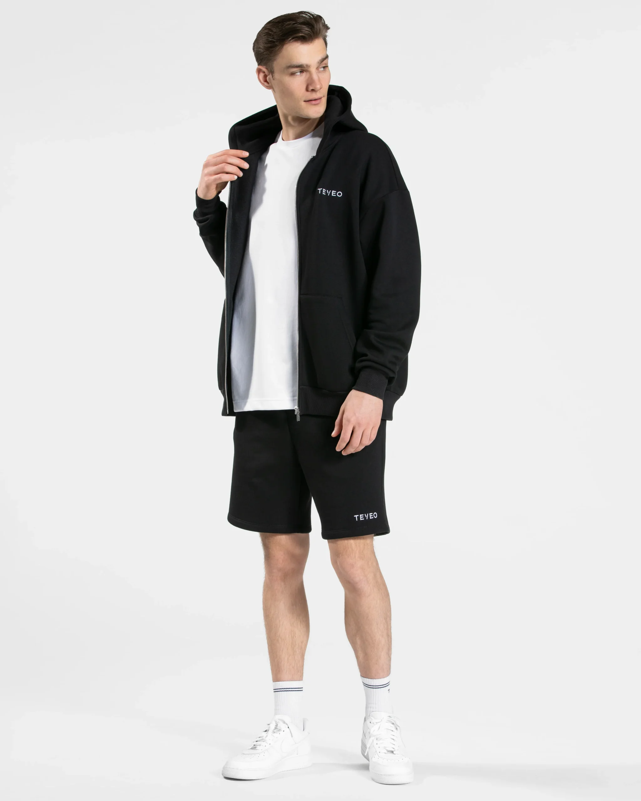 Arrival Oversized Zip Hoodie "Schwarz" – Image 4