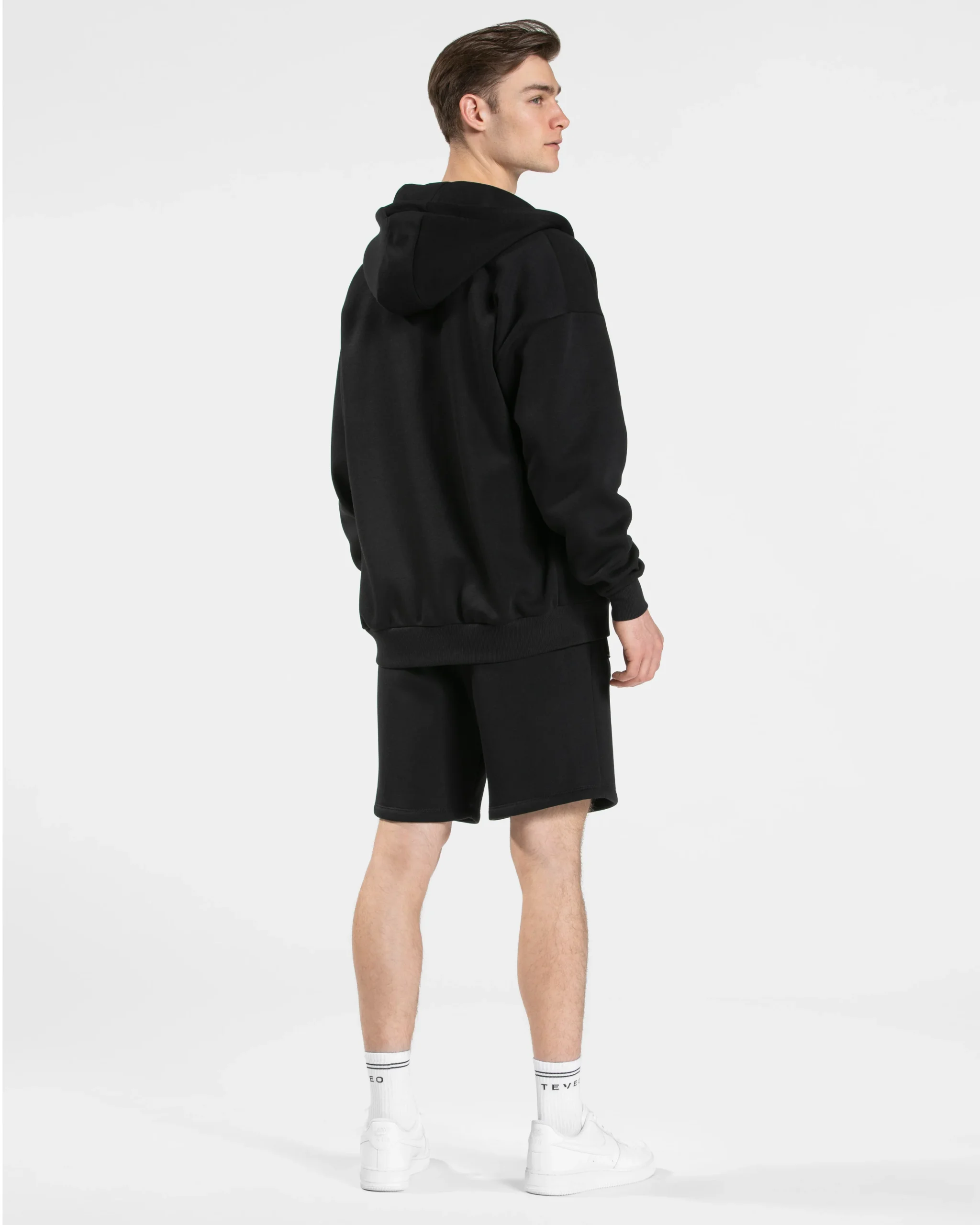 Arrival Oversized Zip Hoodie "Schwarz" – Image 6