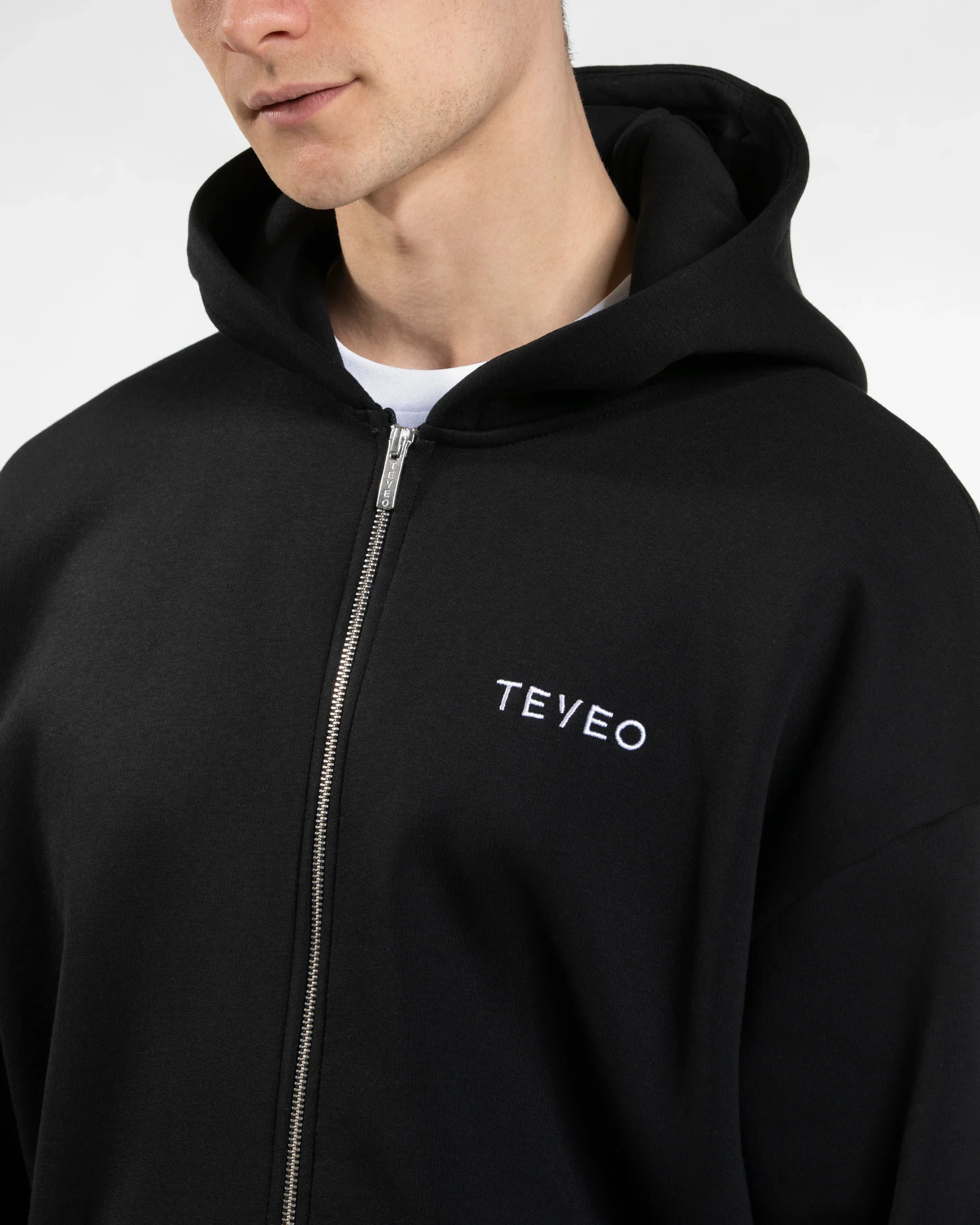 Arrival Oversized Zip Hoodie "Schwarz" – Image 5