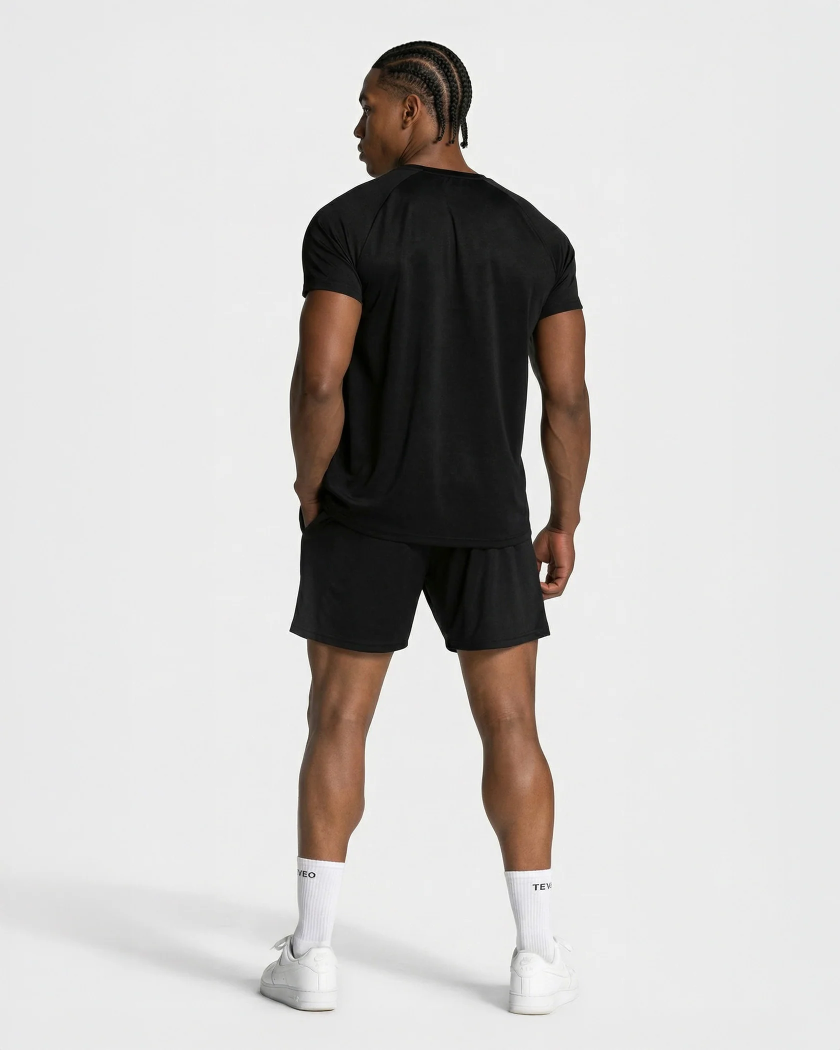 Baseline Mesh T-Shirt "Schwarz" – Image 6