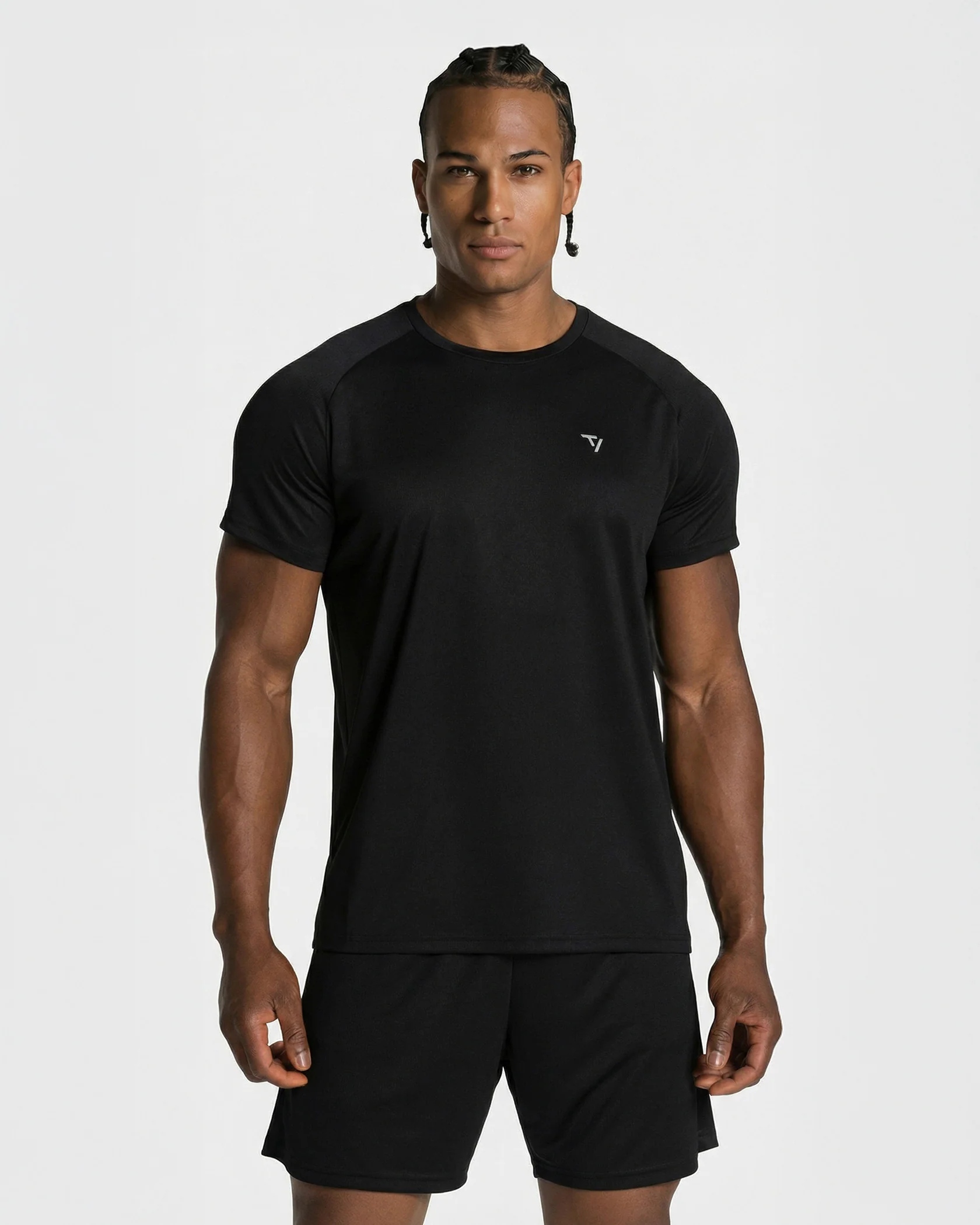 Baseline Mesh T-Shirt "Schwarz" – Image 2