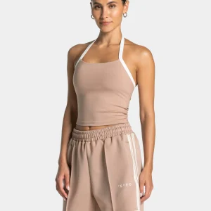 Club Neckholder Top "Beige"