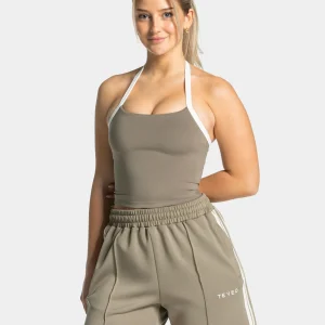 Club Neckholder Top "Khaki"