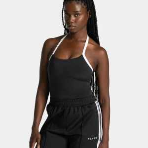 Club Neckholder Top "Schwarz"