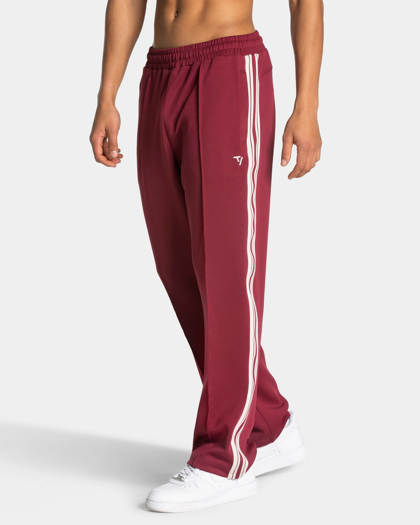 Club Straight Leg Jogger "Weinrot"
