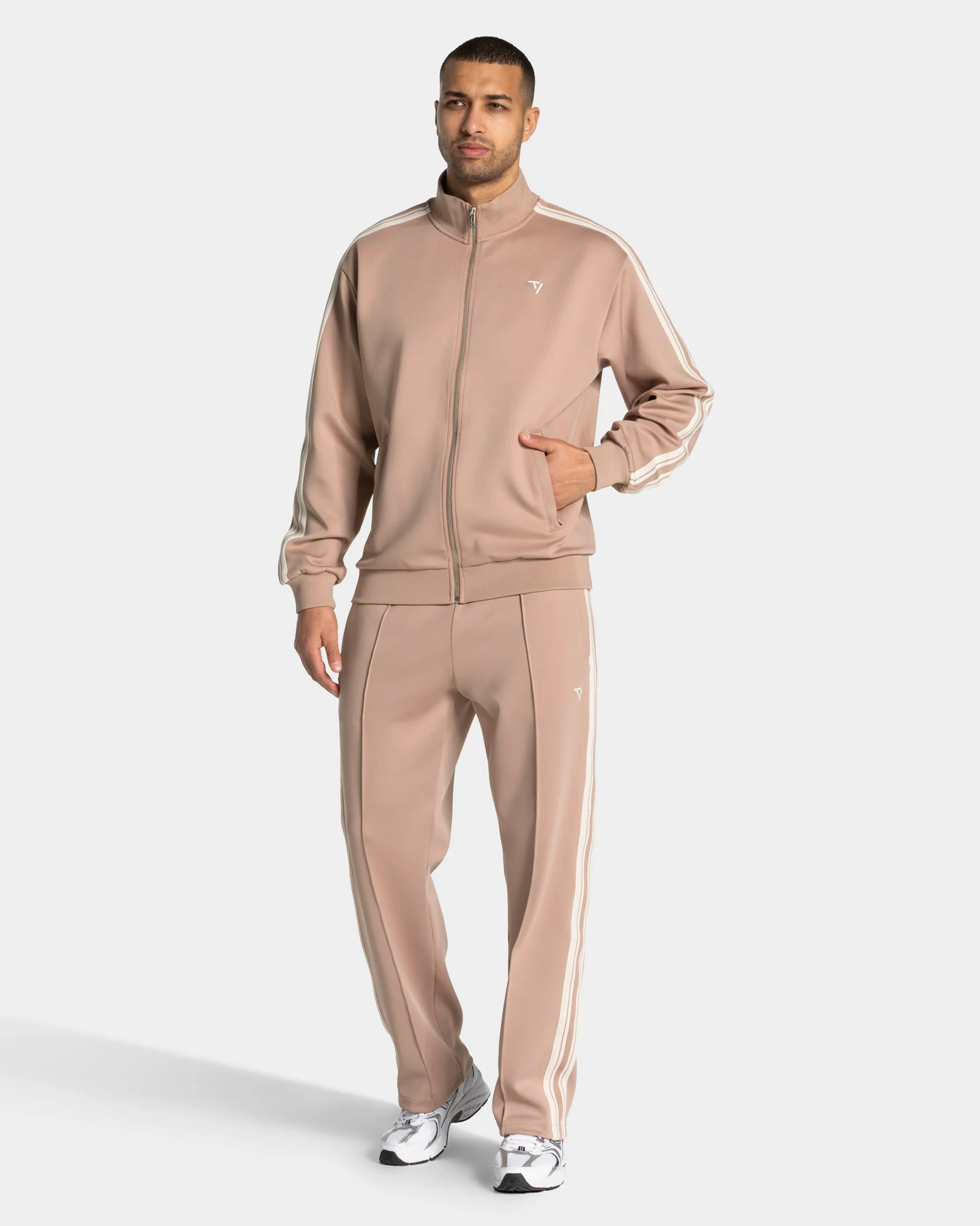 Club Zip Jacke "Beige" – Image 4