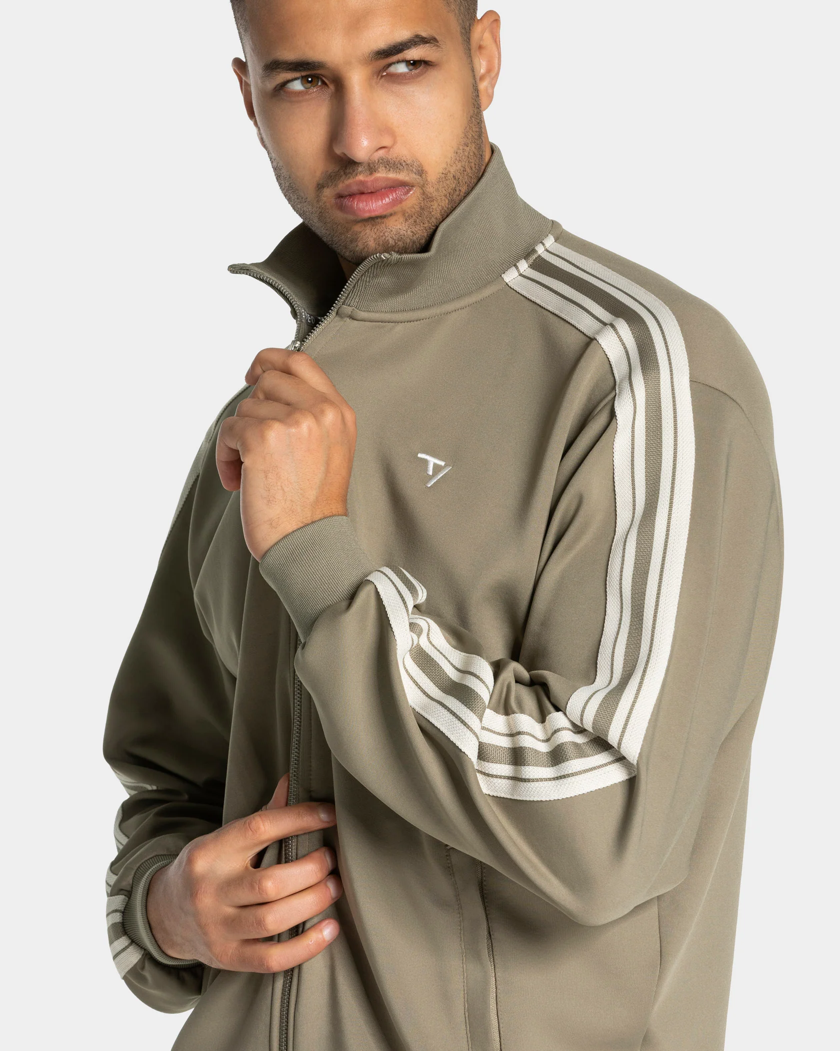 Club Zip Jacke "Khaki" – Image 5