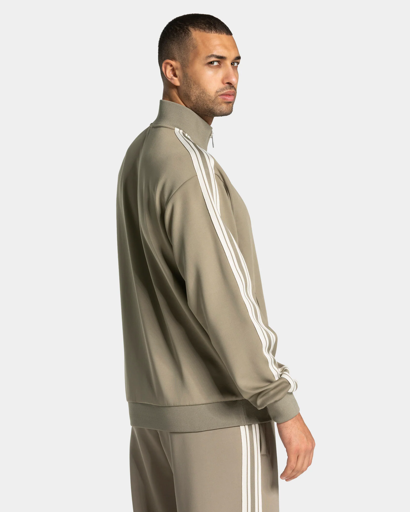 Club Zip Jacke "Khaki" – Image 3