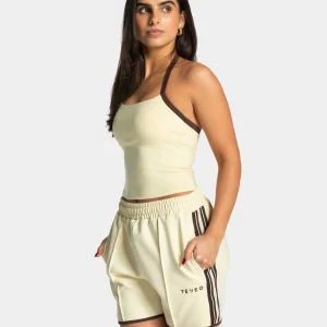 Club Neckholder Top "Butter Yellow"