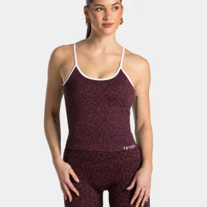 Contrastline Cami Top "Leo Merlot"