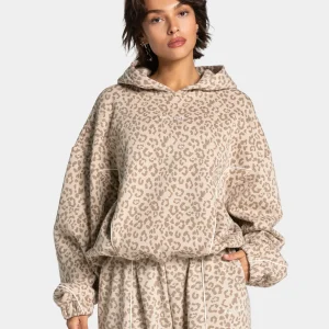 Contrastline Hooded Sweater "Leo Cream"