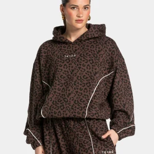 Contrastline Hooded Sweater "Leo Espresso"