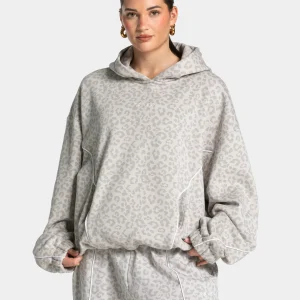 Contrastline Hooded Sweater "Leo Hellgrau"