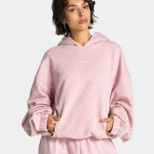 Contrastline Hooded Sweater "Leo Rosa"