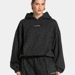 Contrastline Hooded Sweater "Leo Schwarz"