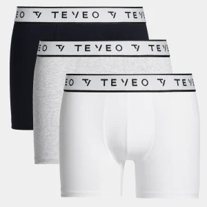 Core Boxershorts (3er-Pack) "Grau Meliert/Midnight/Weiß"