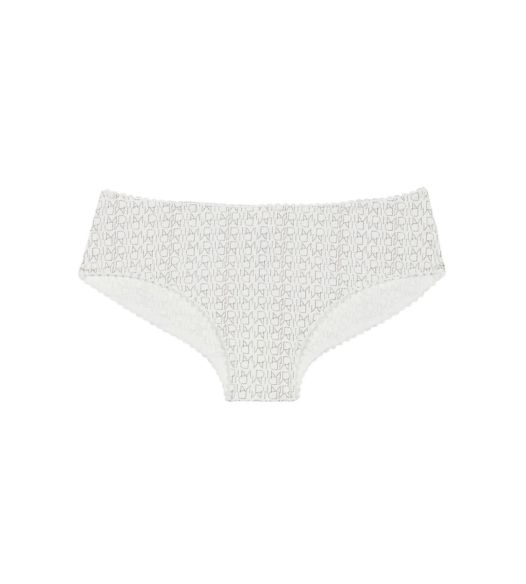 Shorty blanc fille imprimé logo Dim Touch
