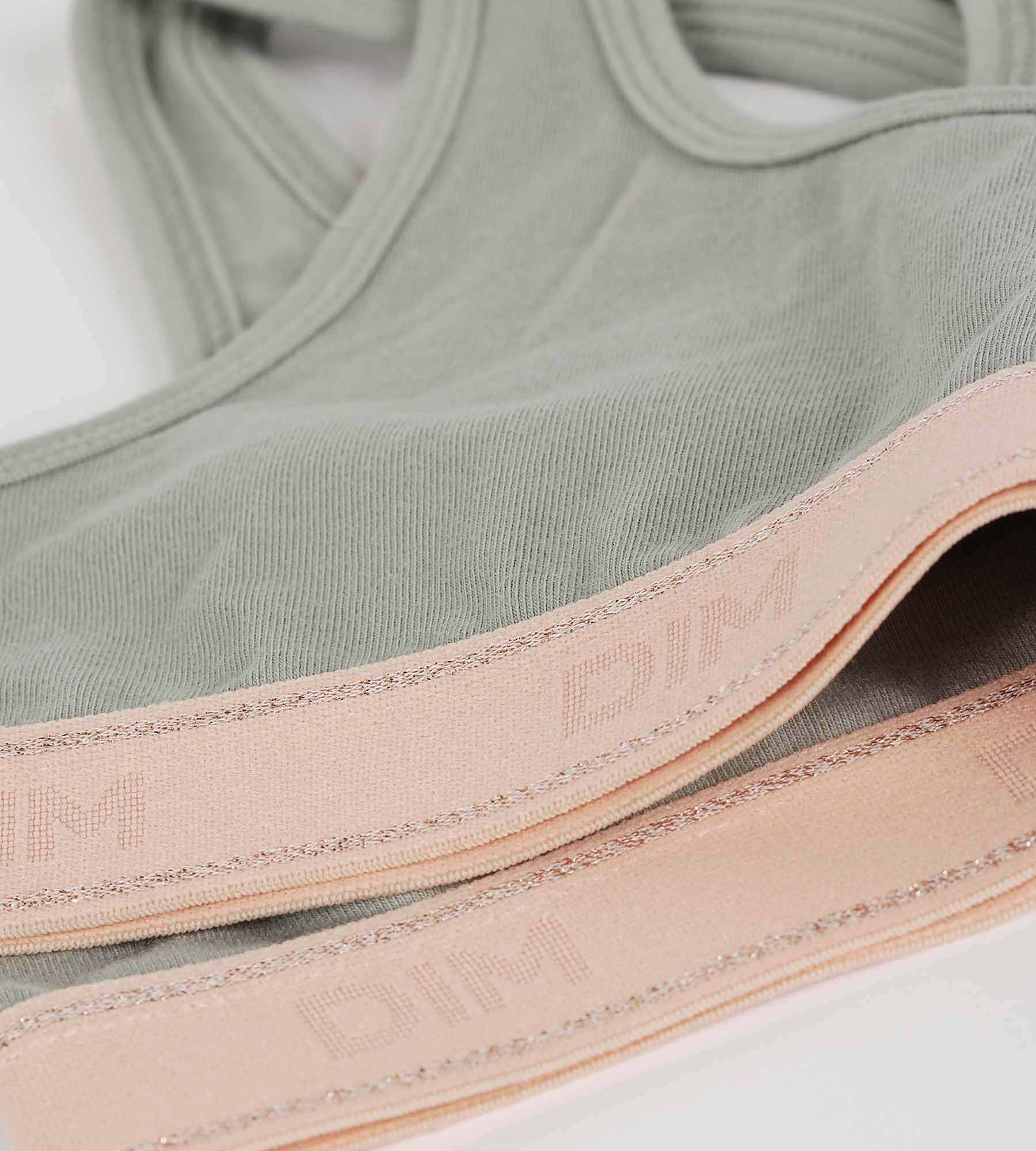 Brassière fille Vert et Rose Dim Sport – Image 4