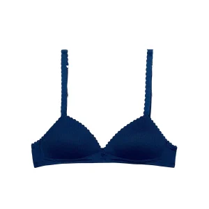 Soutien-gorge triangle à coques Coloris Jean pour fille Dim Touch