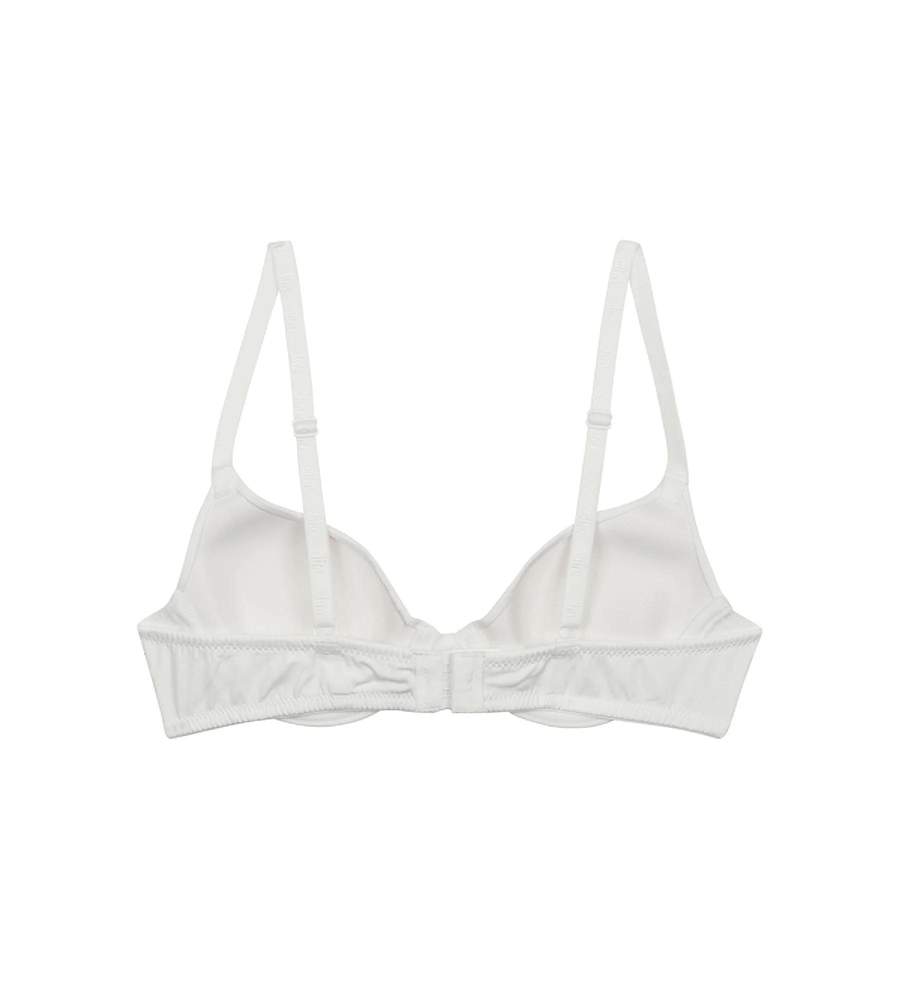 Soutien-gorge à coques blanc pour fille Dim Invisible – Image 3