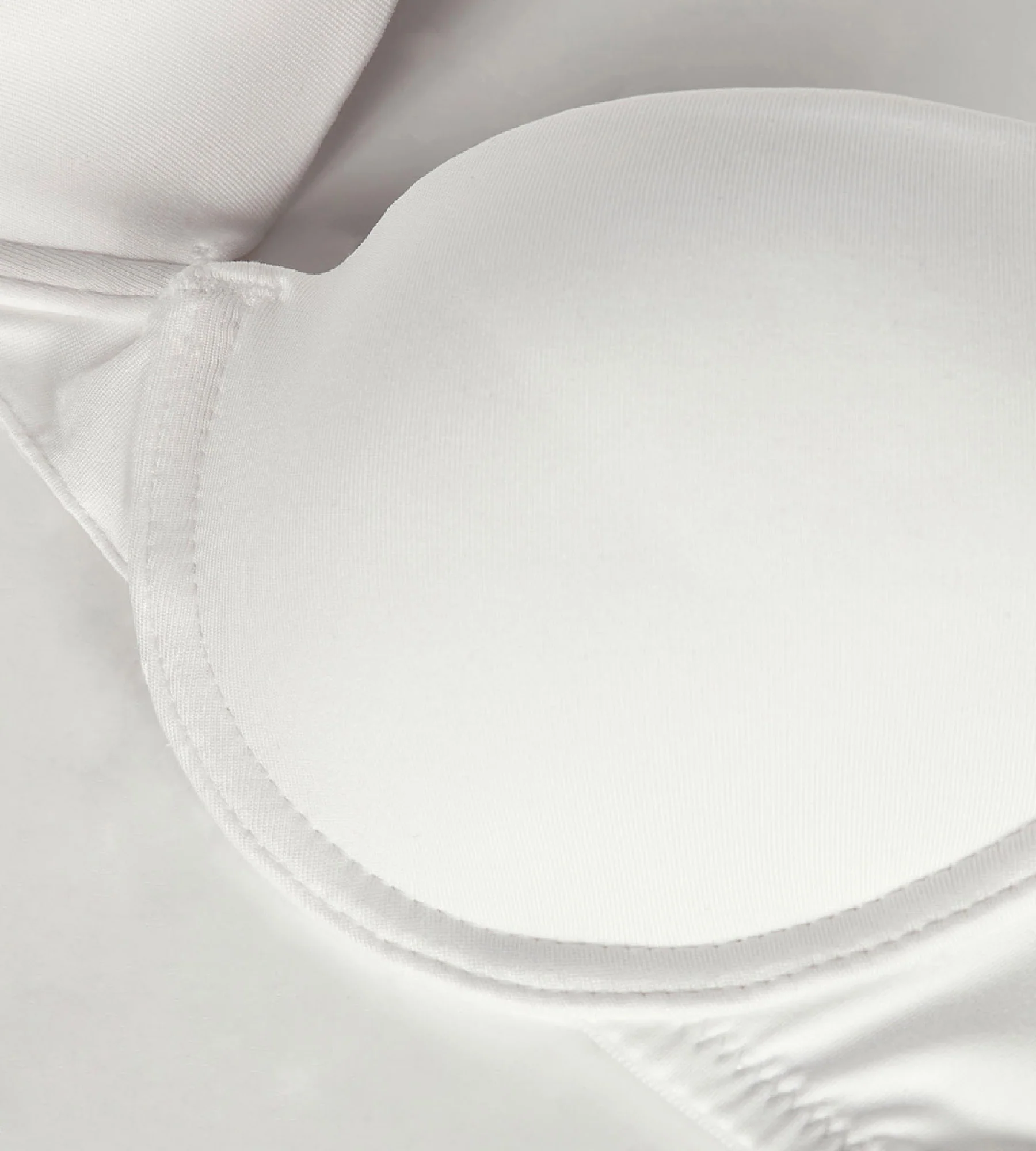 Soutien-gorge à coques blanc pour fille Dim Invisible – Image 4