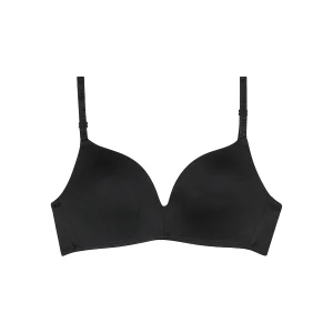 Soutien-gorge triangle à coques noir pour fille Dim Invisible