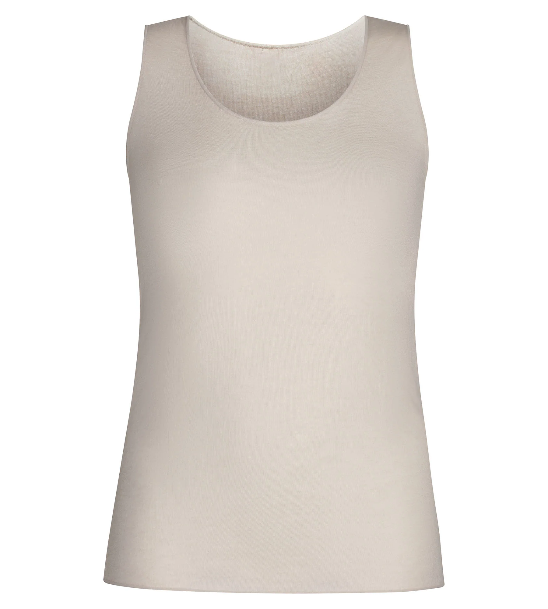 Débardeur femme en modal et cachemire Beige Light & Warm – Image 6