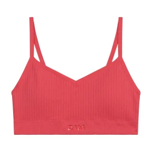 Brassière fille sans couture à mousses amovibles microfibre Rose Dim