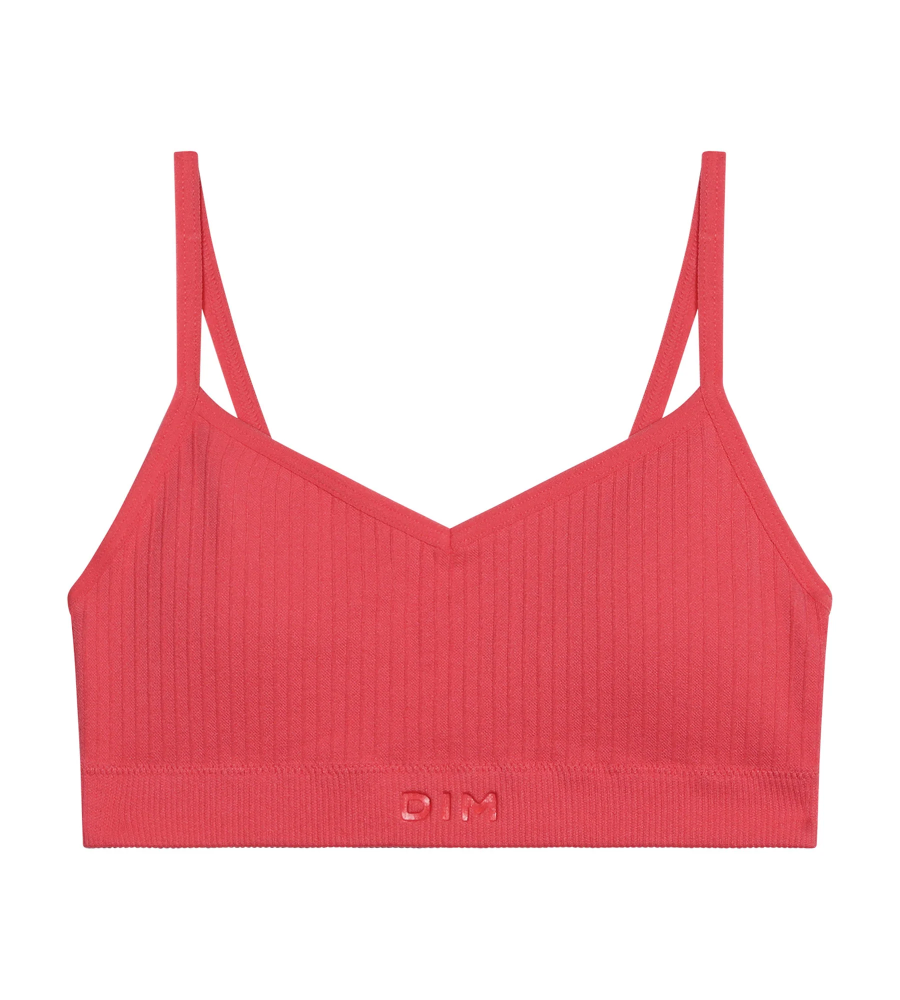 Brassière fille sans couture à mousses amovibles microfibre Rose Dim – Image 2