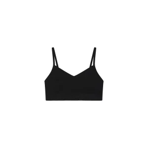 Brassière fille sans couture en microfibre Noir Dim
