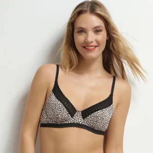 Soutien-gorge foulard à armatures en microfibre léopard Daily Micro